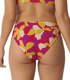 Majtki Kąpielowe Bikini SLOGGI SHORE FLOWER HORN HIGH LEG r.S/36 DWUSTRONNE