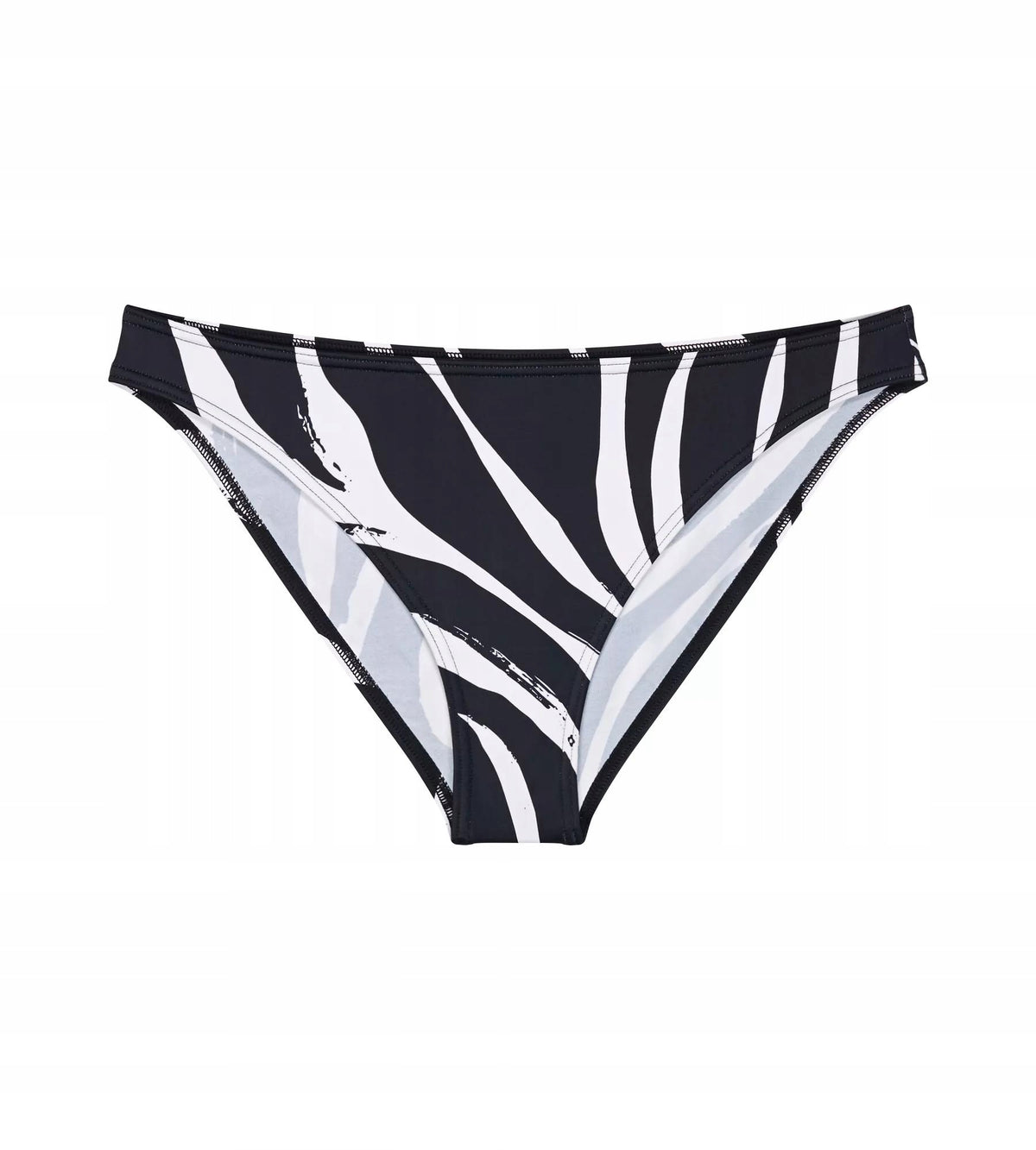 TRIUMPH Dół Bikini Majtki Kąpielowe Summer Mix Match Tai 40 CZARNO BIAŁE