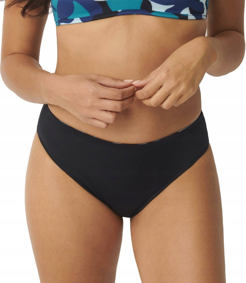 Majtki Kąpielowe Bikini SLOGGI SHORE FLOWER HORN HIGH LEG r.S 36 DWUSTRONNE
