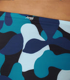 Majtki Kąpielowe Bikini SLOGGI SHORE FLOWER HORN HIGH LEG r.S 36 DWUSTRONNE