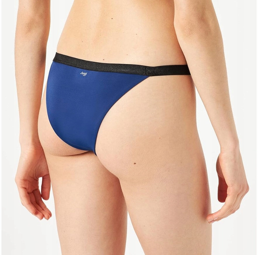 Majtki Kąpielowe Dół Bikini SLOGGI SHORE BLUE ACARA TANGA
