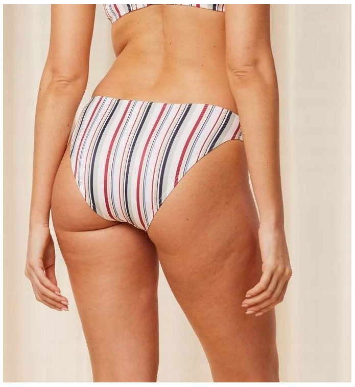 Dół Bikini Triumph Mix & Match Tai PT 40 L Paski Kolorowe Figi Kąpielowe