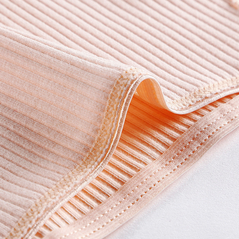 3-PAK A&B Intimates Ribbed Romance – bawełniane koronkowe figi (Zestaw 3 kolorów)