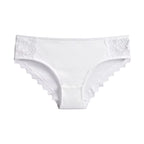 3-PAK A&B Intimates Ribbed Romance – bawełniane koronkowe figi (Zestaw 3 kolorów)