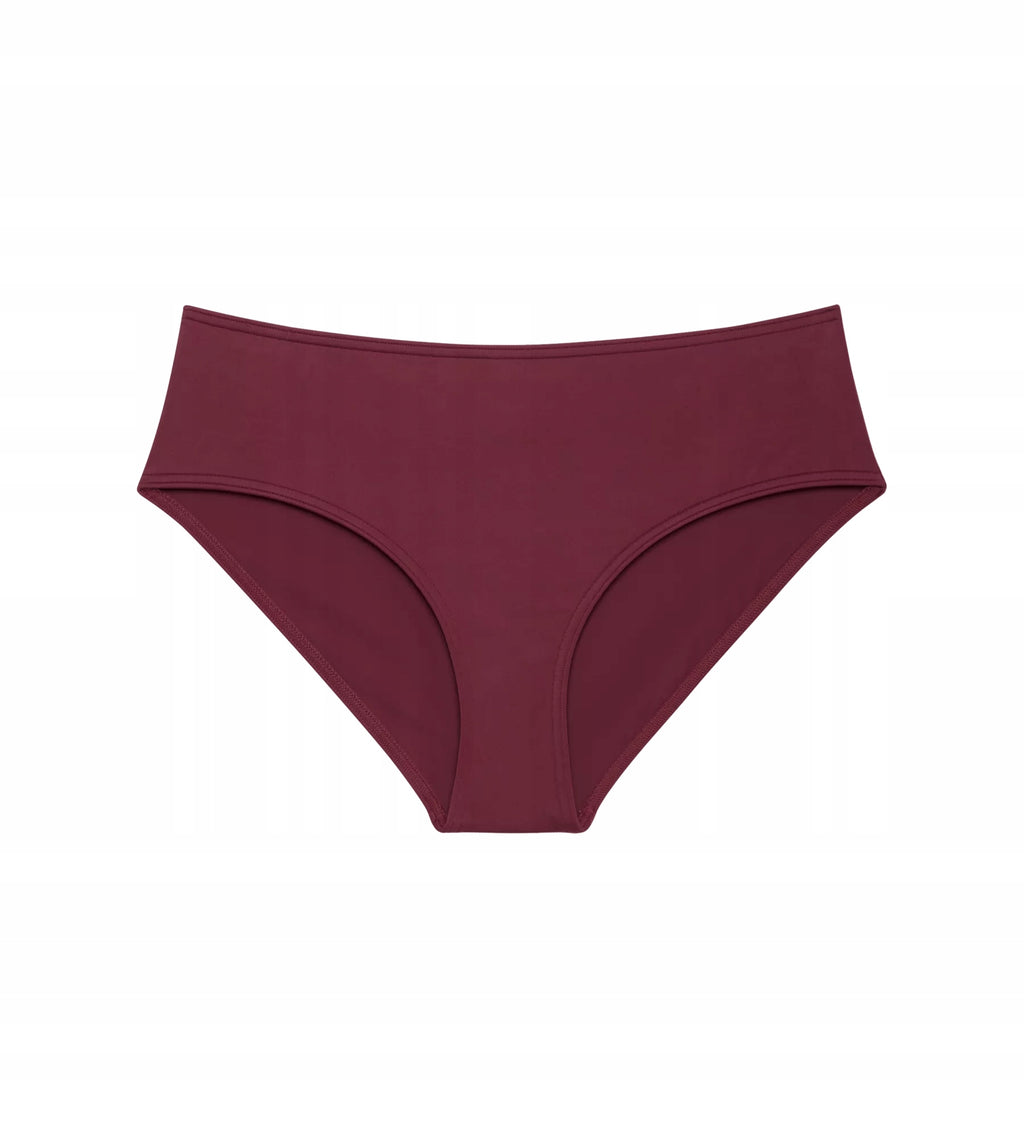 Majtki kąpielowe TRIUMPH Dół Bikini Mix Match Midi 44 2XL Bordowe Figi