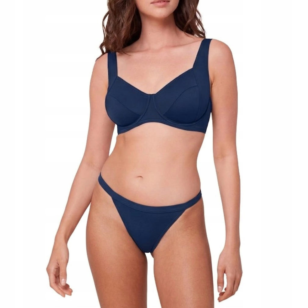 Majtki Kąpielowe TRIUMPH Dół Bikini Summer Mix Match Rio 42 XL Granatowe
