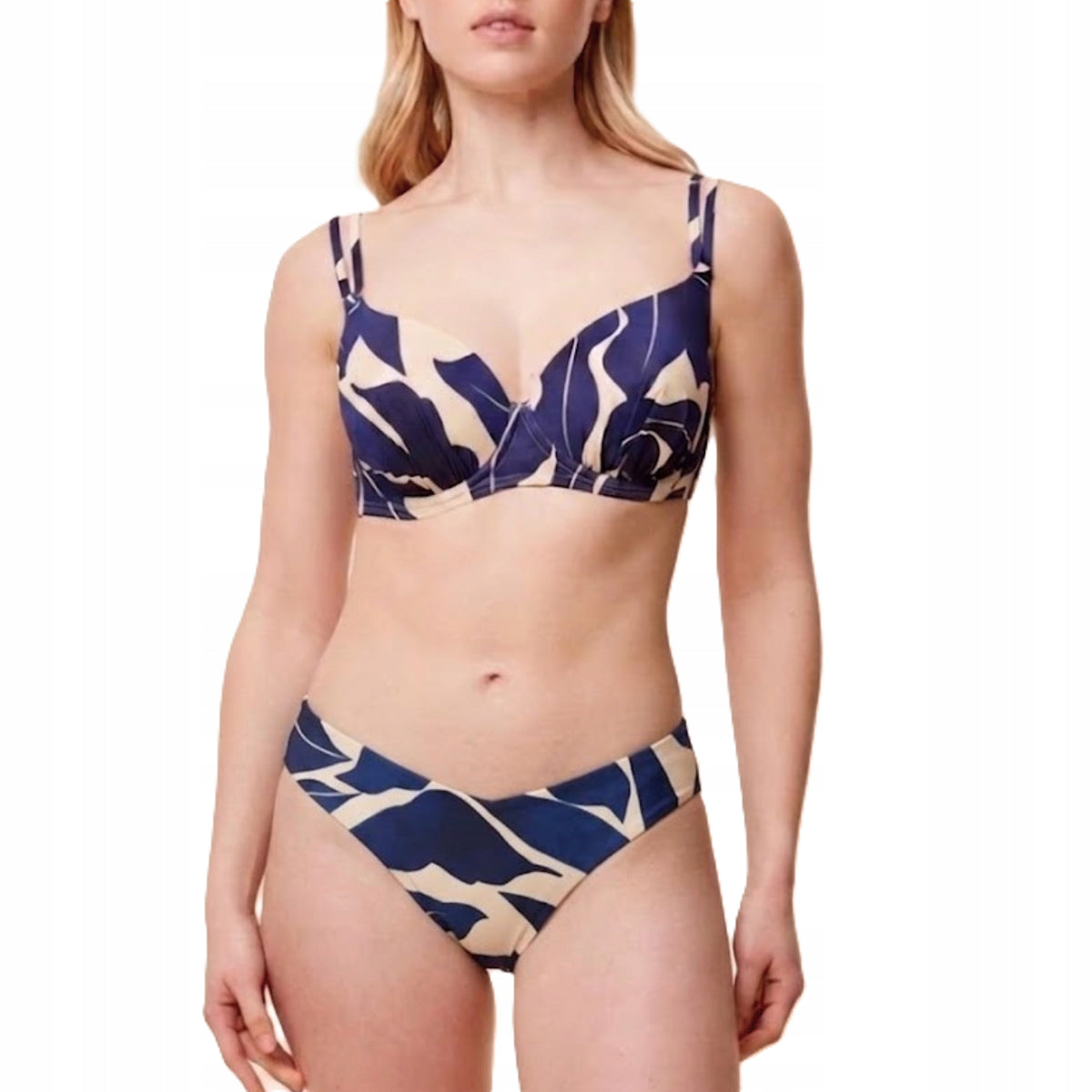 Majtki Kąpielowe TRIUMPH Dół Bikini Summer Allure Rio 40 L Niebieskie Figi